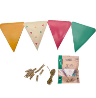 Producto - BANDERIN ECOLOGICO 12PCS 4 COLORES CON BROCHE X1