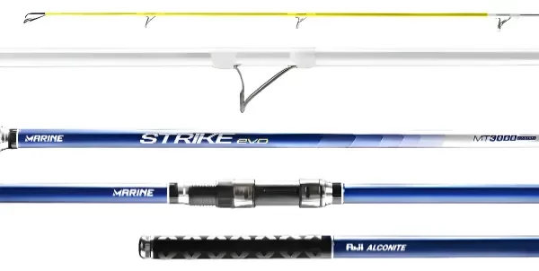Producto - Caña MARINE Strike Evo De Lance 4.20mts 3 Tramos Azul