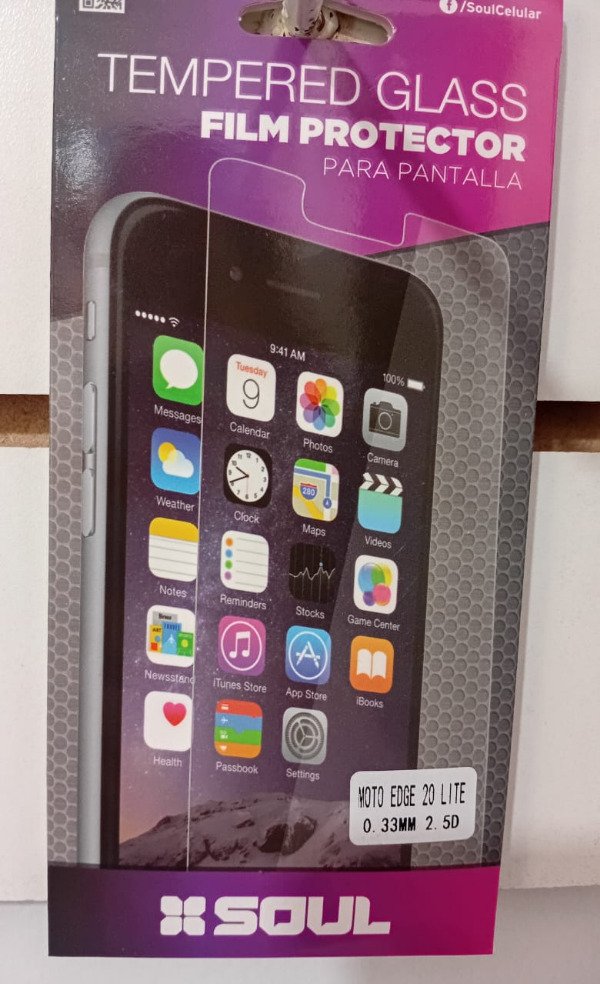 Producto - Vidrio Temp. Soul Moto EDGE 20 LITE
