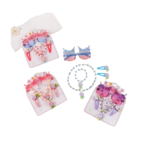 Producto - Kit Hebilla para Pelo con Anteojos y Collar