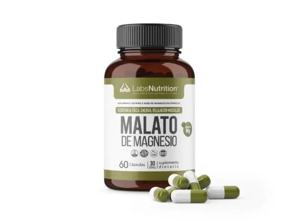 Producto - Malato de Magnesio 500mg Energia y recuperador muscular - Labs Nutrition