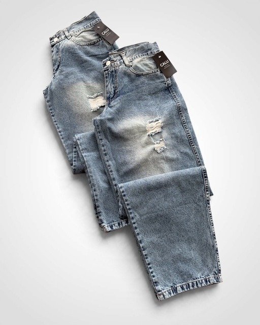 Producto - JEAN BAGGY ROTURAS AZUL BANGLADES 0852