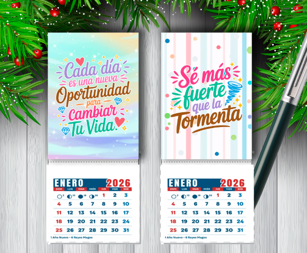 Producto - CALENDARIOS MIGNON MOTIVACIONALES IV