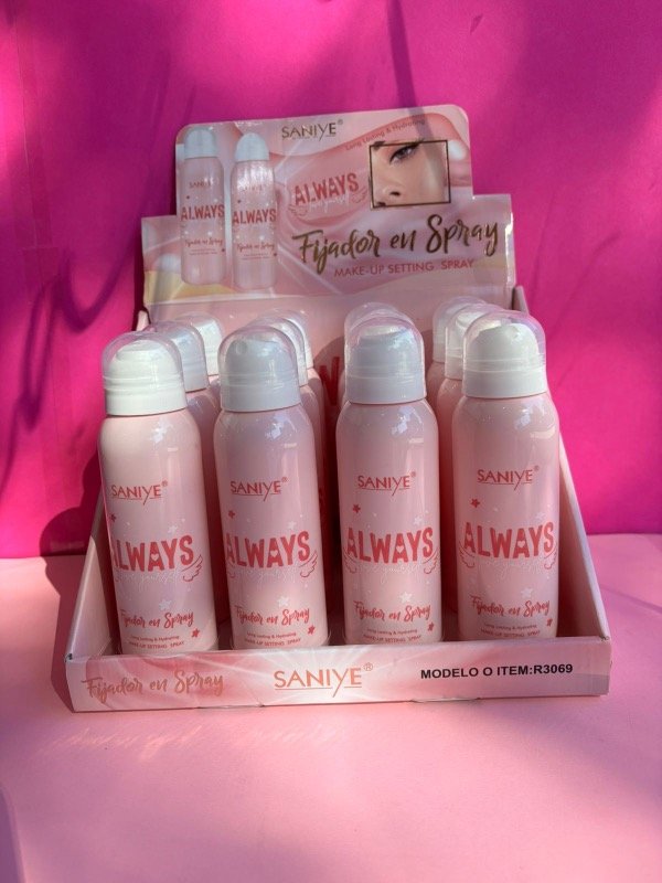 Producto - Caja X12 Fijador de Maquillaje Saniye