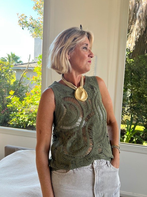 Producto - Musculosa crochet import