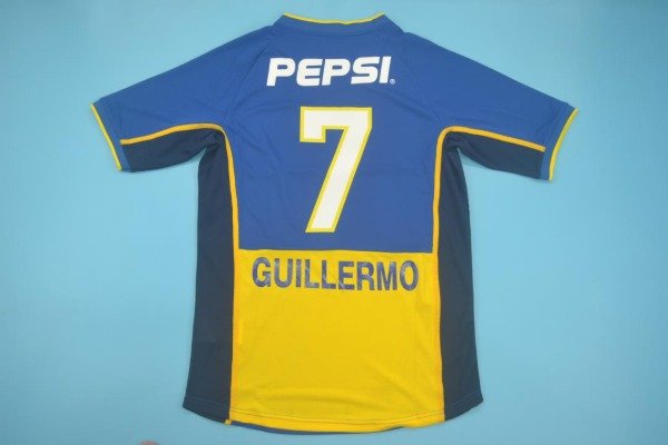 Producto - Camiseta Boca Juniors Retro 2002 Guillermo Barros Schelotto IMPORTADA