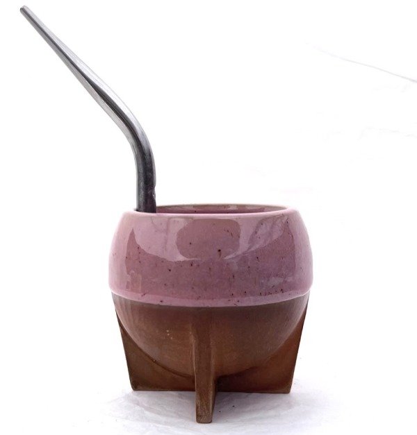 Producto - MATE Esmaltado Rosa - 2