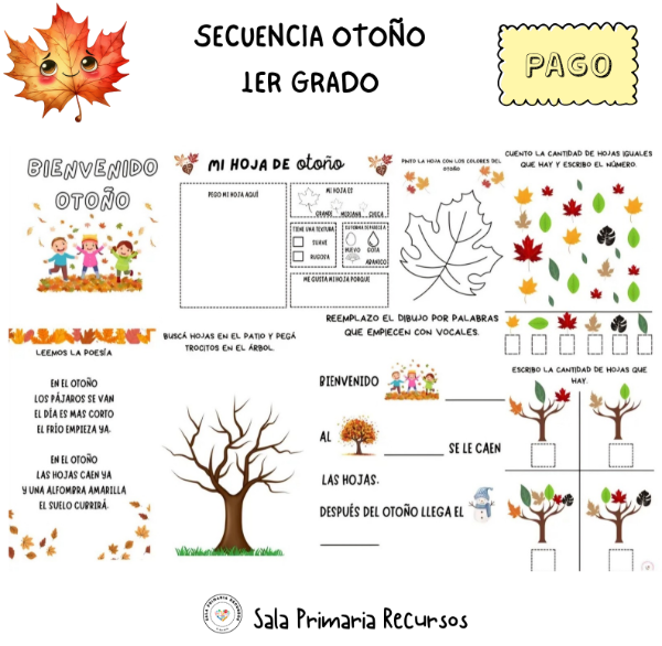 Producto - Otoño 1er grado