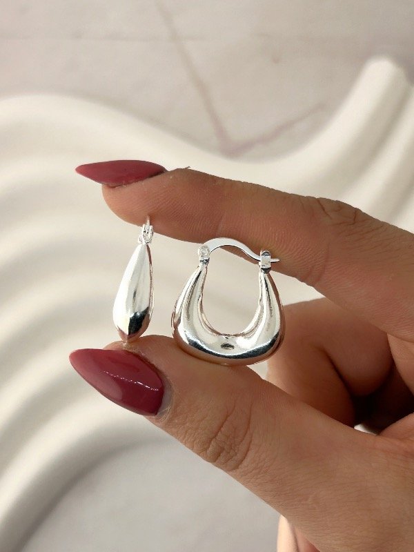 Producto - ARGOLLAS DE PLATA INFLADAS 0110