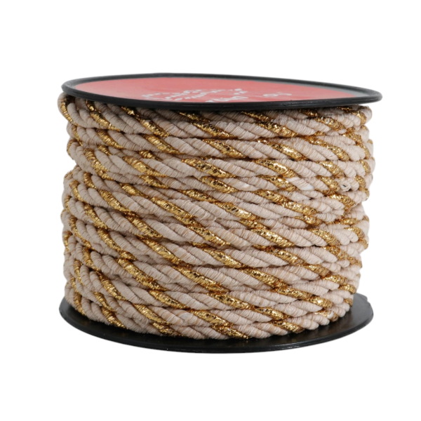 Producto - CORDON NAVIDEÑO RUSTICO YUTE/LUREX