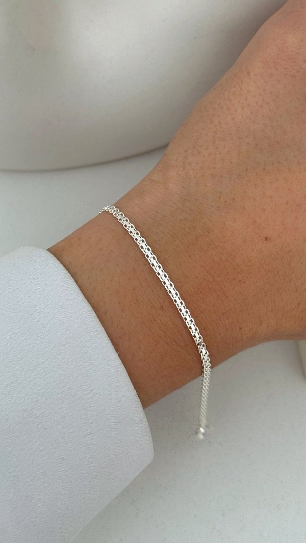 Producto - Pulsera doble forc fina unisex P925