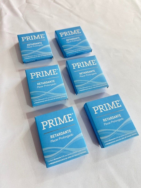 Producto - PRESERVATIVOS PRIME Retardante x3