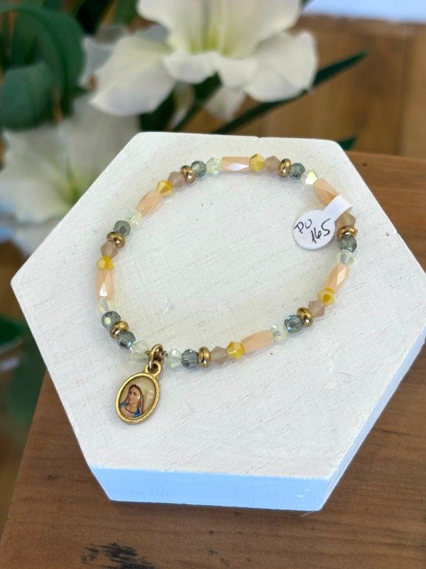 Producto - Pulsera Virgen Maria Coral