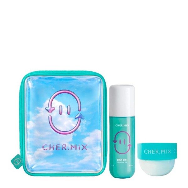 Producto - SET CHER COTTON CANDY: BODY MIST 135ML Y BUTTER CREAM Y NECESER