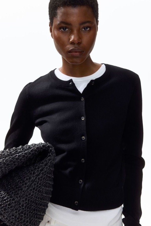 Producto - Cardigan HyM negro mujer - 0