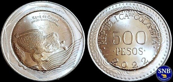 Producto - Colombia - 500 Pesos (2022) KM #298 Bimetálica