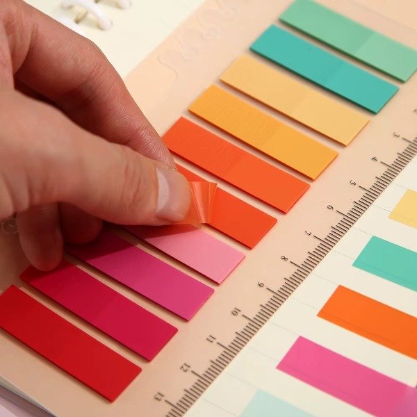Producto - Post Its "Memory" con Regla p/Cuaderno 10 tonos