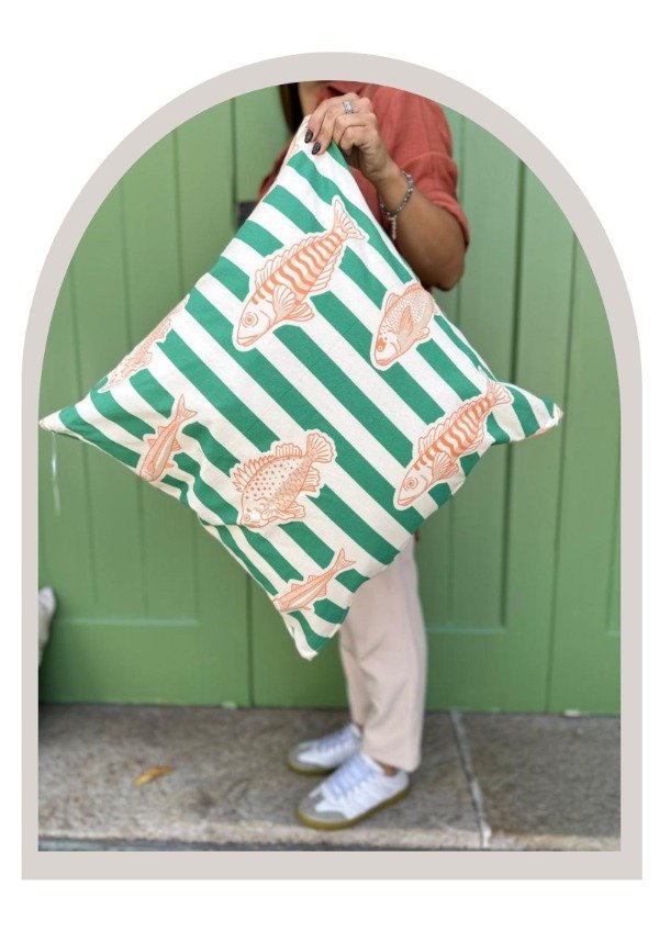 Producto - ALMOHADON PEZ RAYA VERDE