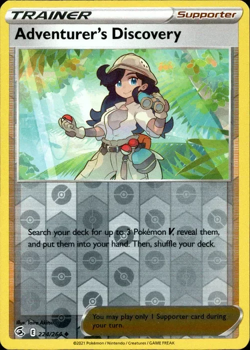 Producto - Adventurer's Discovery - 224/264 - Fusion Strike - Reverse Holo
