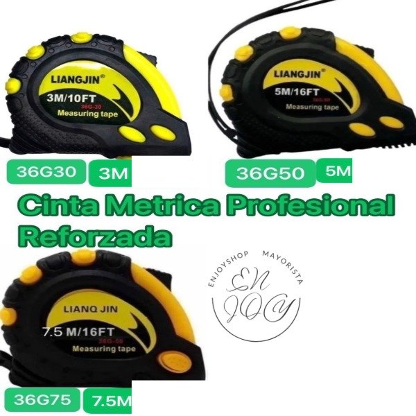 Producto - CINTA METRICA PROFESIONAL REFORZADA VARIOS