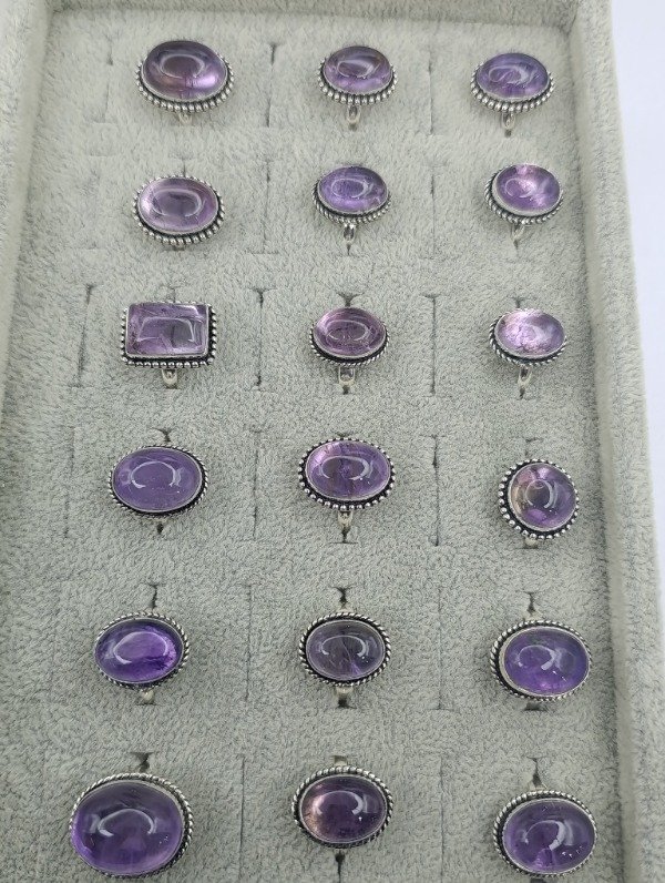 Producto - Anillo de Baño de Plata en Amatista - 4