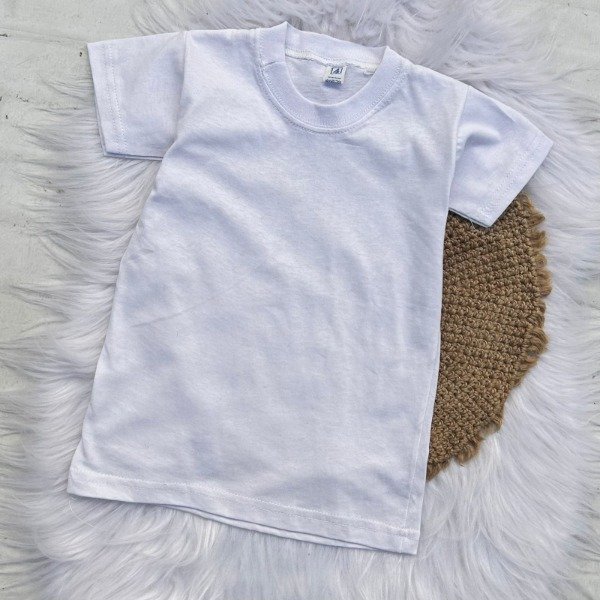 Producto - Remera blanca unisex hasta el talle 16