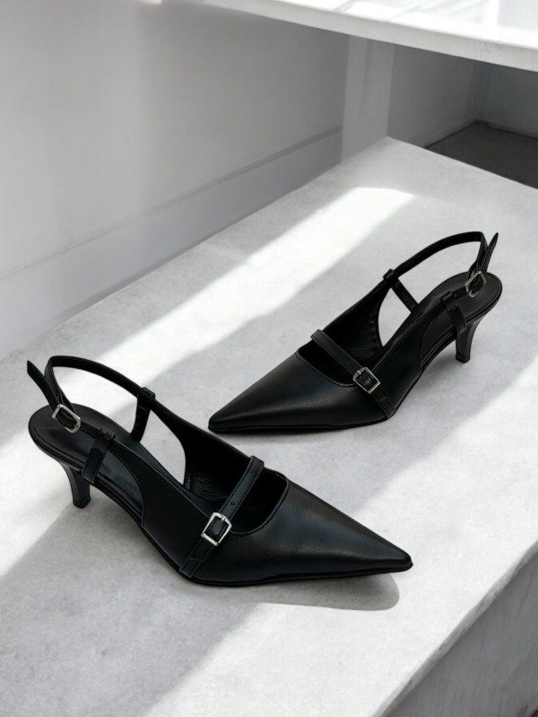 Producto - STILETTO ASHLEY SIMIL CUERO NEGRO
