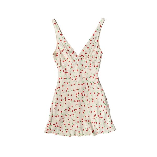Producto - CUTE CHERRIES satin mini dress