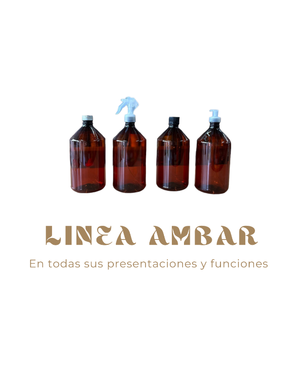 Producto - BOTELLA LINEA ÁMBAR VIDRIO