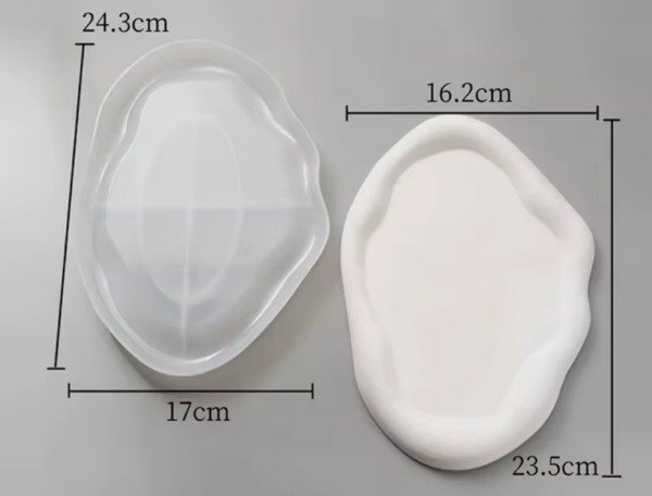 Producto - Molde Silicona Bandeja Bordes Irregulares - 1