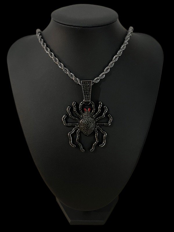Producto - DIJE ARAÑA NEGRO