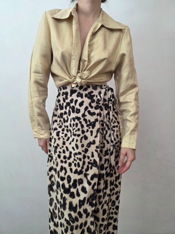 Producto - Pantalon Print Beige y Marron