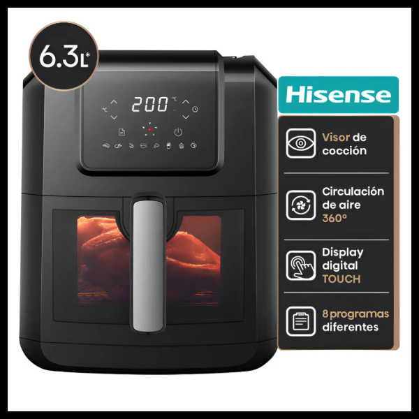 Producto - Freidora De Aire Hisense H06afbk1s1 6,3l