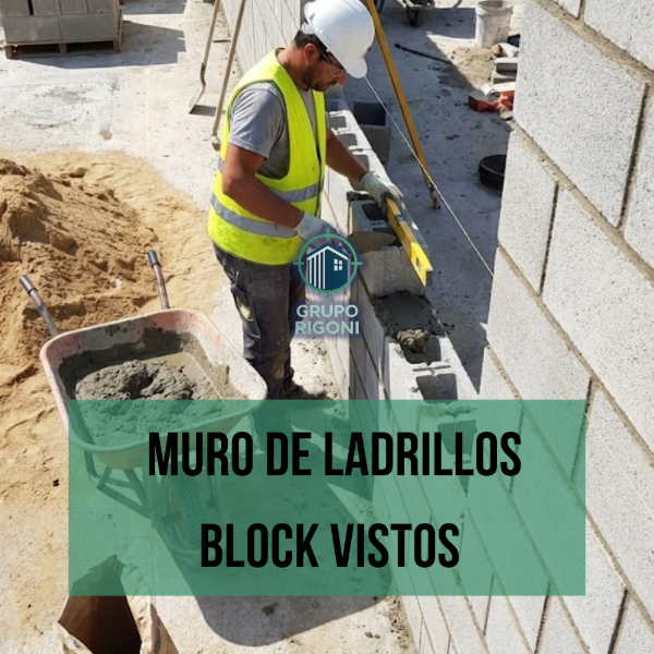 Producto - MURO DE LADRILLOS BLOCK VISTOS-Valor por M2