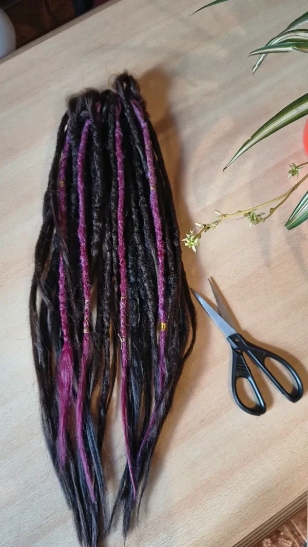 Producto - Dreadlocks en Castaño/ Borgoña Mechado