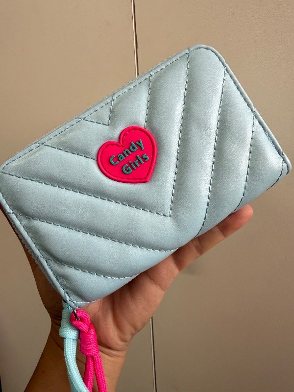 Producto - Billetera Candy Celeste Doble