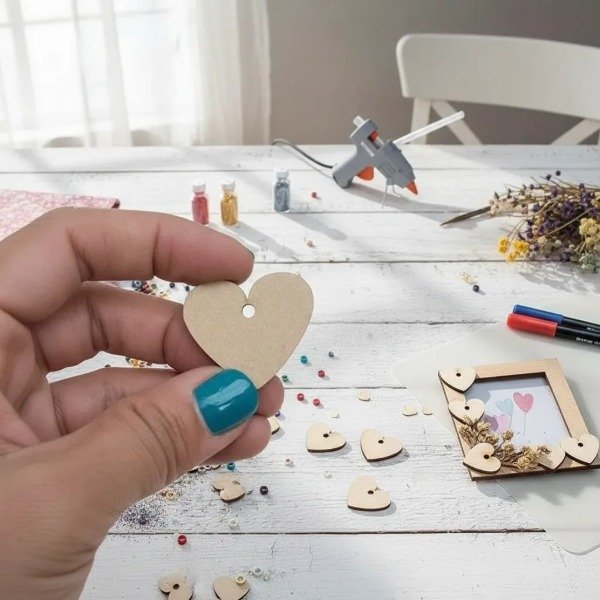 Producto - Corazon dije 3cm pack por 50 unidades
