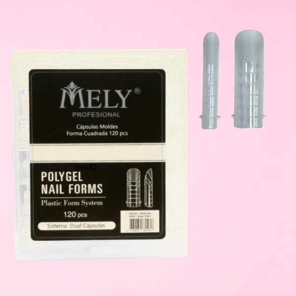 Producto - CAPSULAS DUAL RECTAS CUADRADAS MELY 120UNI