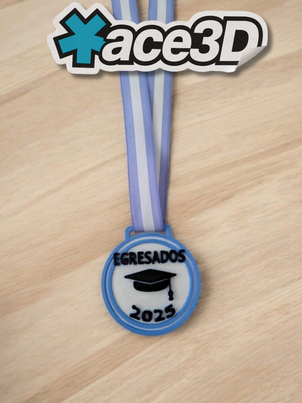 Producto - Medalla de Egresados con Diseño Conmemorativo Personalizable