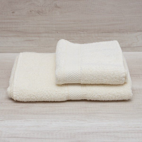 Producto - Juego toalla/toallón Liviano Crudo
