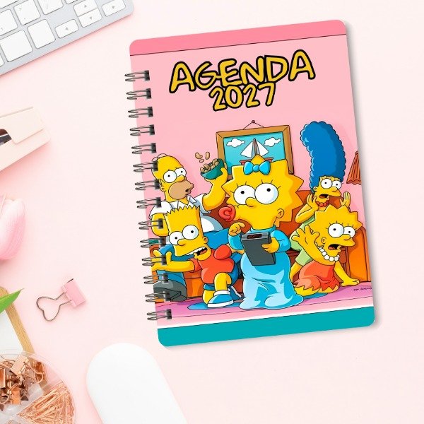 Producto - Agenda 2027 Imprimible Pdf Simpsons Semanal