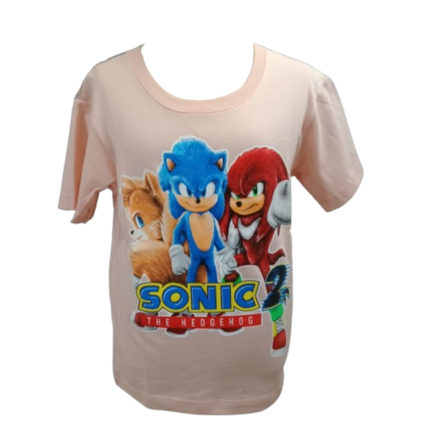 Producto - Remera Sonic Tails Y Knuckles Edición Película Niños (SONICREÑMC6)