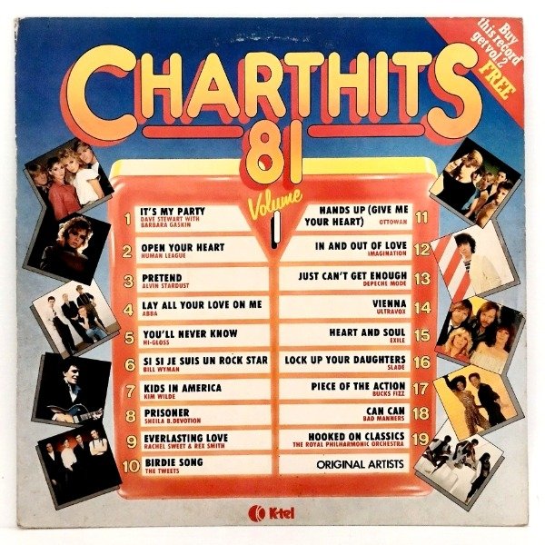 Producto - CHART HITS 81 VOL. 1 - INTERPRETES VARIOS (INGLES)