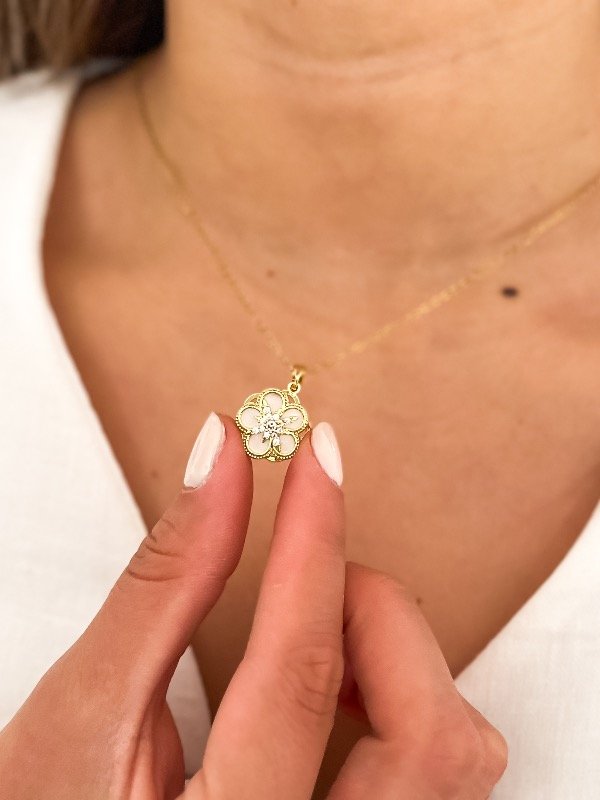 Producto - Cadena Flower Giratoria