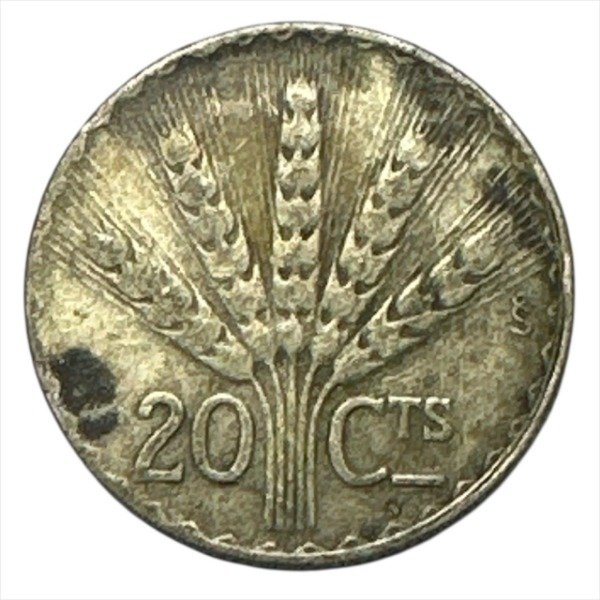 Producto - Uruguay 20 Centésimos, año 1942 "Plata"