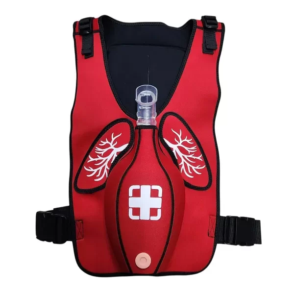 Producto - Chaleco Simulador de Entrenamiento para Maniobra de Heimlich BM Rojo Adultos