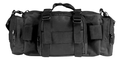 Morral riñonera Woodpack Blackops negra — imagen 2