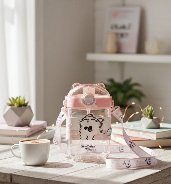 Producto - Botella Scribbled - Práctica y Cute