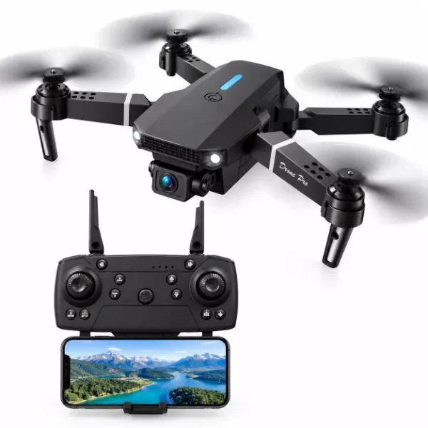 Producto - Drone E88 Pro C/camara Y Soporte Control Remoto WQ