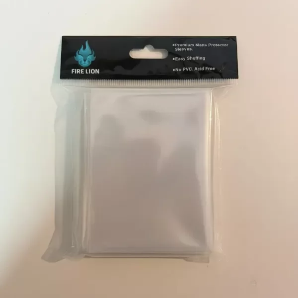 Producto - Fire Lion Penny Sleeves 100 Folios Individual Pokemon Magic Transparente